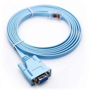 Genuine Cisco Console Cable CAB-CONSOLE-RJ45=, DB9 to RJ45 6 Ft